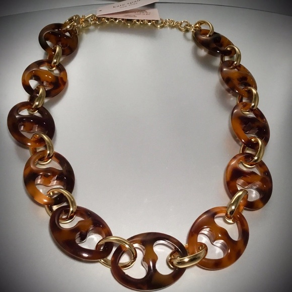 New Kate Spade duo link resin necklace - Picture 9 of 11